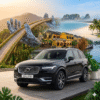 Volvo XC90 T8 Plug in Hybrid Ultra Màu Trắng NT Nâu Maroon: Giá xe lăn bánh, Đánh giá xe, Khuyến mãi