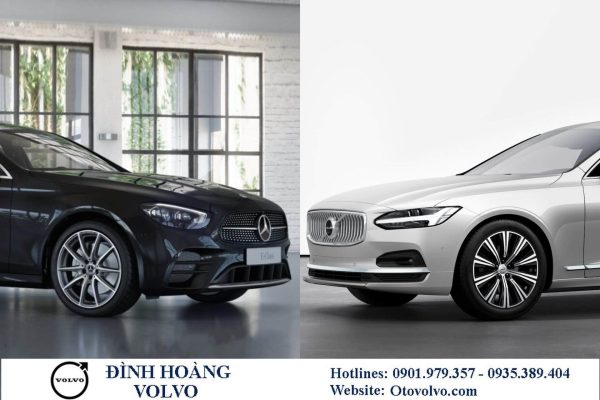 So sánh Volvo S90 và Mercedes E 300 AMG 2023