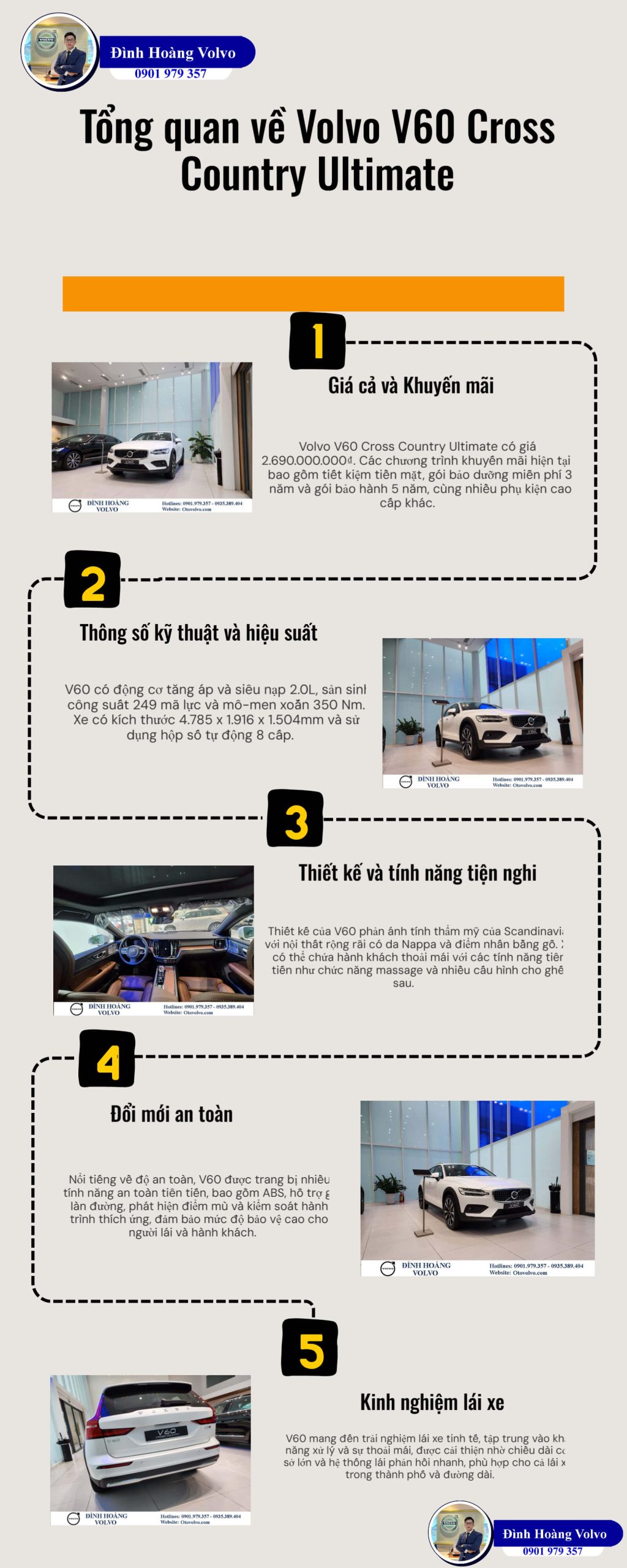 Tổng quan về Volvo V60 hoàn toàn mới - Đình Hoàng Volvo Car Đà Nẵng