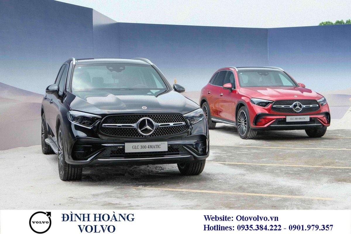 So sánh giá xe Volvo XC60 2023 và Mercedes GLC 200, Mercedes GLC300 2023 tại Đà Nẵng