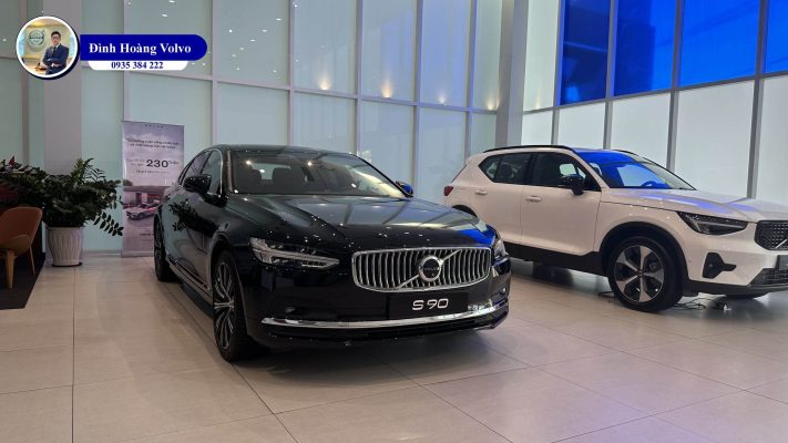 Hình ảnh Volvo S90L Ultimate 2023 Màu đen nội thất nâu tại Đà Nẵng - Đình Hoàng Volvo