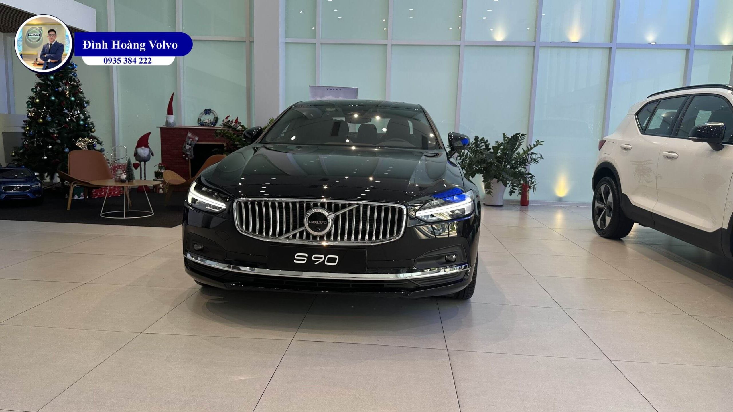 Hình ảnh Volvo S90L Ultimate 2023 Màu đen nội thất nâu tại Đà Nẵng - Đình Hoàng Volvo