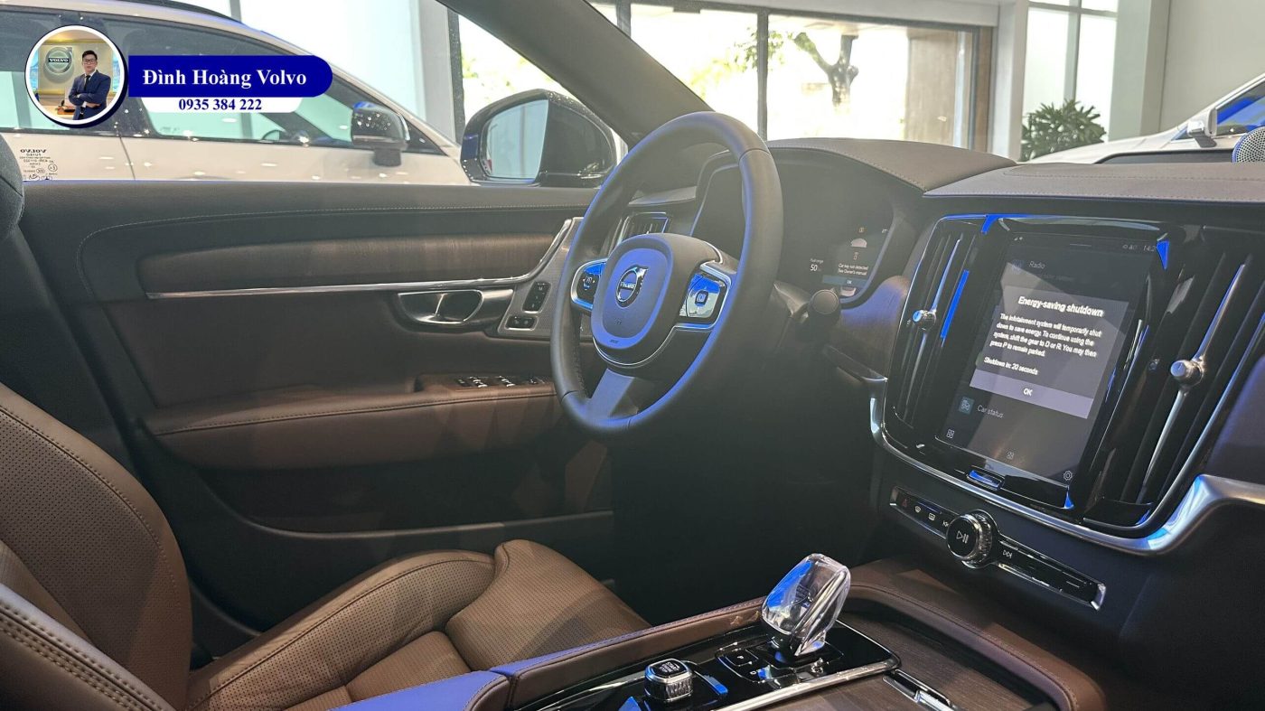 Hình ảnh Volvo S90L Ultimate 2023 Màu đen nội thất nâu tại Đà Nẵng - Đình Hoàng Volvo