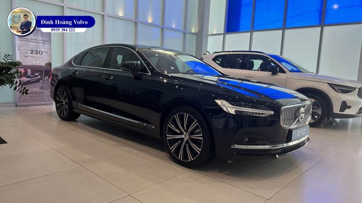 Hình ảnh Volvo S90L Ultimate 2023 Màu đen nội thất nâu tại Đà Nẵng - Đình Hoàng Volvo