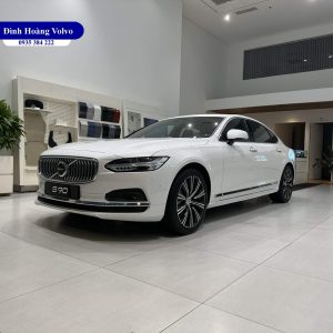 Hình ảnh thực tế chi tiết Volvo S90L B6 Ultimate 2023 Màu Trắng nội thất nâu tại Đà Nẵng - Đình Hoàng Volvo