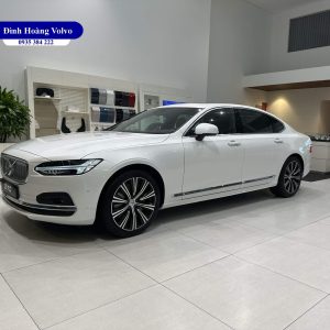 Hình ảnh thực tế chi tiết Volvo S90L B6 Ultimate 2023 Màu Trắng nội thất nâu tại Đà Nẵng - Đình Hoàng Volvo