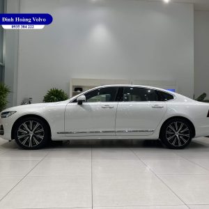 Hình ảnh thực tế chi tiết Volvo S90L B6 Ultimate 2023 Màu Trắng nội thất nâu tại Đà Nẵng - Đình Hoàng Volvo