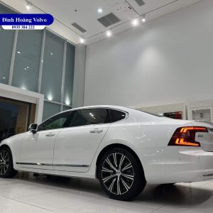 Hình ảnh thực tế chi tiết Volvo S90L B6 Ultimate 2023 Màu Trắng nội thất nâu tại Đà Nẵng - Đình Hoàng Volvo