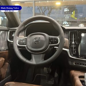 Hình ảnh thực tế chi tiết Volvo S90L B6 Ultimate 2023 Màu Trắng nội thất nâu tại Đà Nẵng - Đình Hoàng Volvo