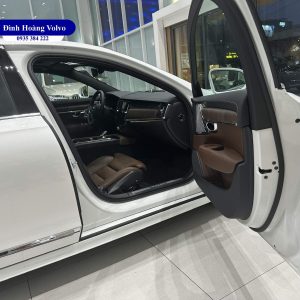Hình ảnh thực tế chi tiết Volvo S90L B6 Ultimate 2023 Màu Trắng nội thất nâu tại Đà Nẵng - Đình Hoàng Volvo