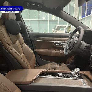 Hình ảnh thực tế chi tiết Volvo S90L B6 Ultimate 2023 Màu Trắng nội thất nâu tại Đà Nẵng - Đình Hoàng Volvo