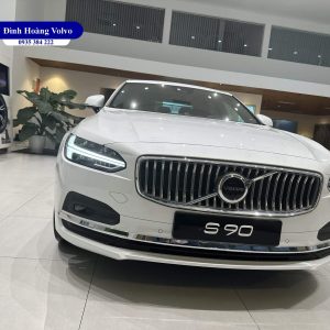 Hình ảnh thực tế chi tiết Volvo S90L B6 Ultimate 2023 Màu Trắng nội thất nâu tại Đà Nẵng - Đình Hoàng Volvo