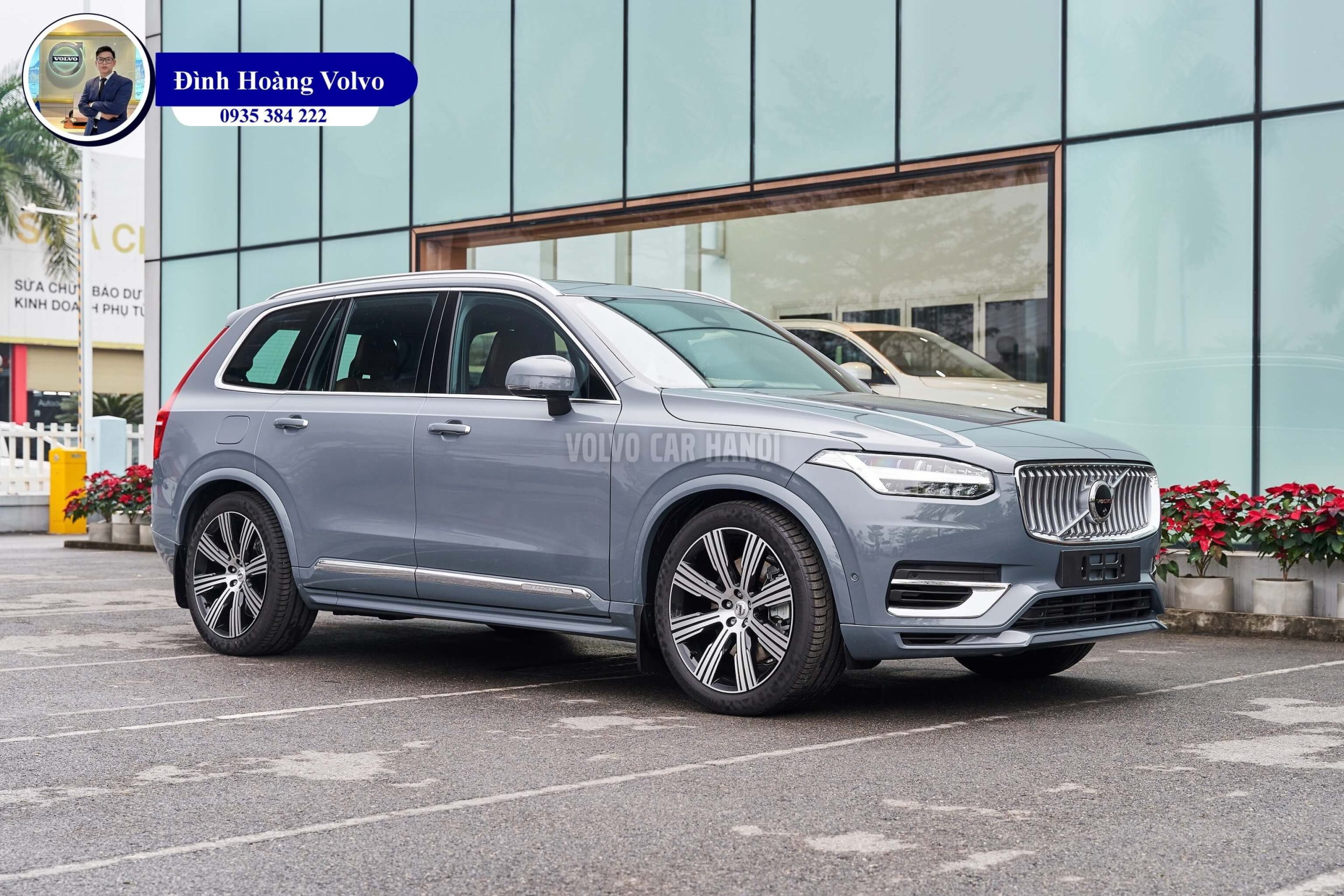 Hình ảnh thực tế chi tiết XC90 T8 Recharge Ultimate 2023 Màu Xám Xi Măng Thunder Grey nội thất Nâu Maroon và Vàng Amber - Đình Hoàng Volvo Hình ảnh thực tế chi tiết XC90 T8 Recharge Ultimate 2023 Màu Xám Xi Măng Thunder Grey nội thất Nâu Maroon và Vàng Amber - Đình Hoàng Volvo