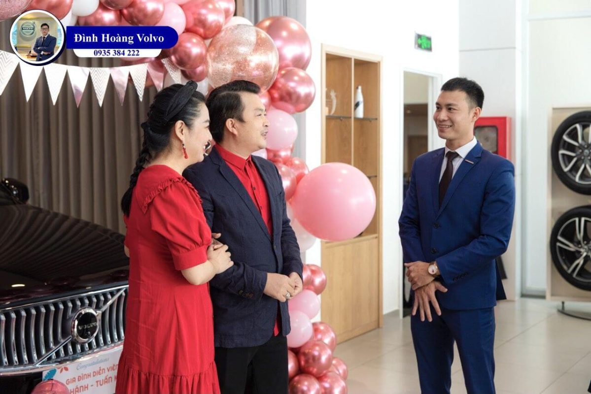 Vợ Chồng Diễn viên Lê Khánh Mua Volvo là mua sự an toàn cho gia đình - Đình Hoàng Volvo Car Đà Nẵng