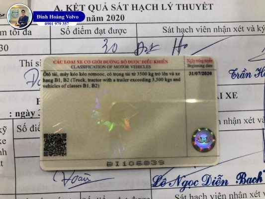 Bằng B2 lái xe gì Thủ tục, điều kiện học và thi bằng lái B2 - Đình Hoàng Volvo Car Đà Nẵng