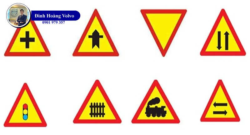 Biển báo nguy hiểm là gì Các loại biển báo thường gặp - Đình Hoàng Volvo Car Đà Nẵng