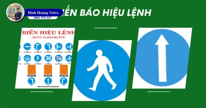 Các loại biển báo hiệu lệnh quan trọng mà bạn nên biết - Đình Hoàng Volvo Đà Nẵng