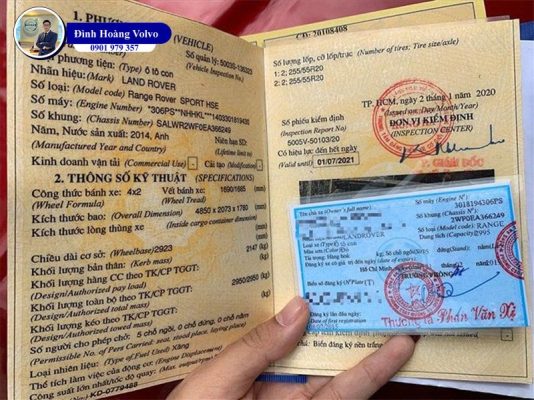 Quy trình thủ tục đăng ký, hoán cải nắp thùng xe bán tải - Đình Hoàng Volvo Car Đà Nẵng