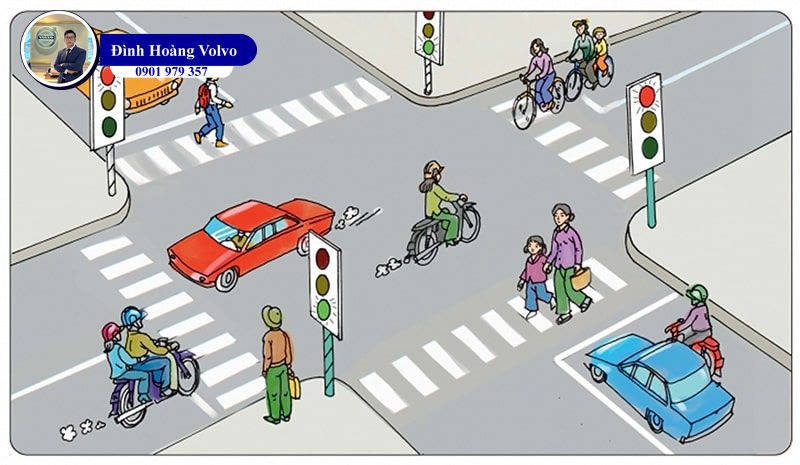 Trách nhiệm của xe ô tô khi bị xe máy đâm vào là gì - Đình Hoàng Volvo Car Đà Nẵng