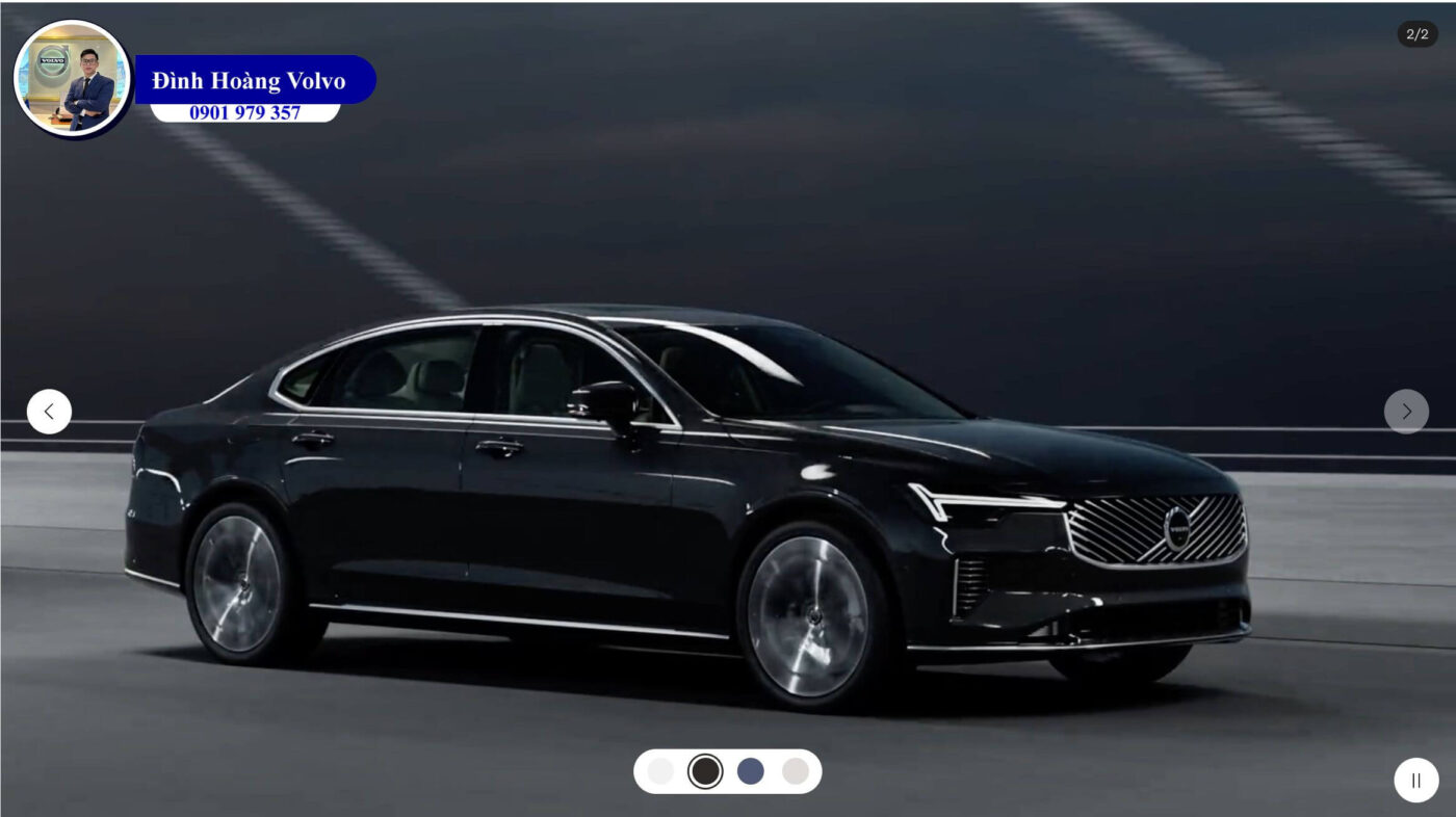 Volvo S90 2026 màu Đen