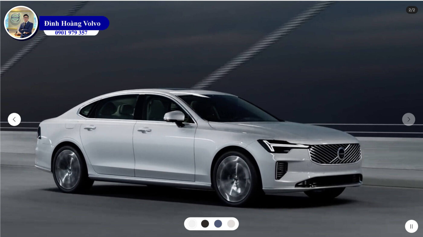Volvo S90 2026 màu Trắng