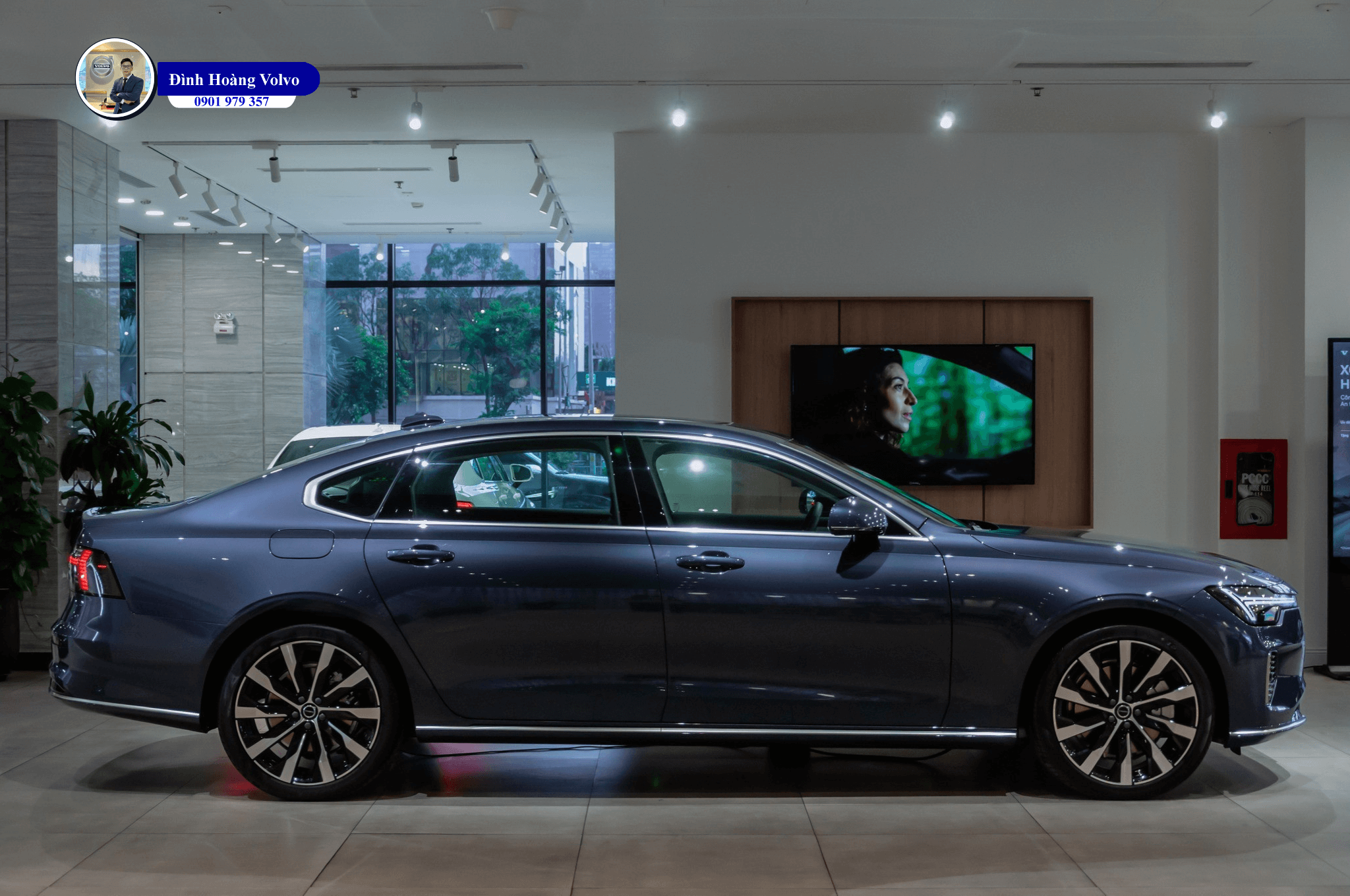 Volvo S90 2026 màu Xanh Denim Blue Đình Hoàng Volvo Đà Nẵng6 Volvo S90 2026 màu Xanh Denim Blue Đình Hoàng Volvo Đà Nẵng6