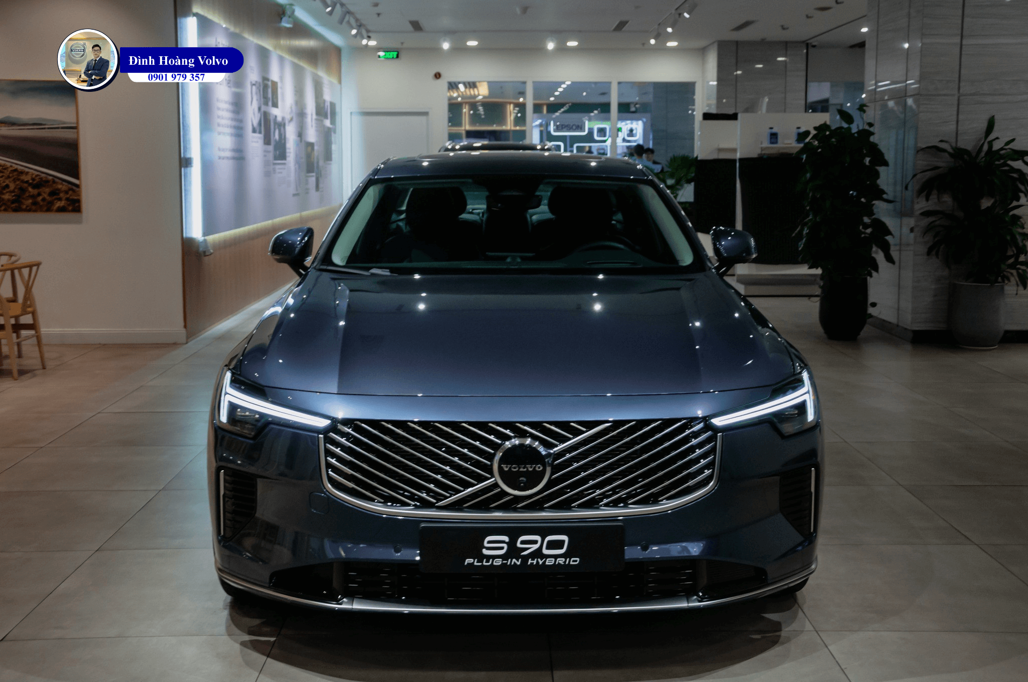 Volvo S90 2026 màu Xanh Denim Blue Đình Hoàng Volvo Đà Nẵng7 Volvo S90 2026 màu Xanh Denim Blue Đình Hoàng Volvo Đà Nẵng7