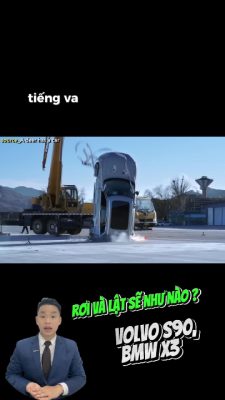 So sánh Volvo XC60 và BMW X3 thử nghiệm lật xe và rơi, xe nào tốt? #volvoxc60 #bmwx3￼