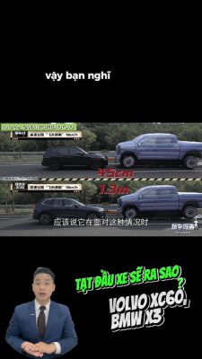 So sánh Volvo XC60 và BMW X3 tự động phanh khi bị xe khác tạt đầu? #volvoxc60 #bmwx3 #giáxevolvo2024