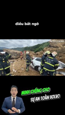 An toàn #Volvo 9: Volvo dù bị vui lấp dưới sạt lỡ vẫn cứu chủ an toàn #volvo #giáxevolvo2024