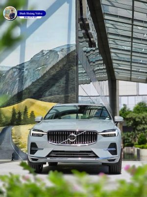 Hình ảnh thực tế chi tiết Volvo XC60 T8 Plug-in Hybrid Ultra 2025 Màu Xám Xi Măng Vapour Grey Nội thất Nâu Maroon và Vàng Amber - Đình Hoàng Volvo Đà Nẵng