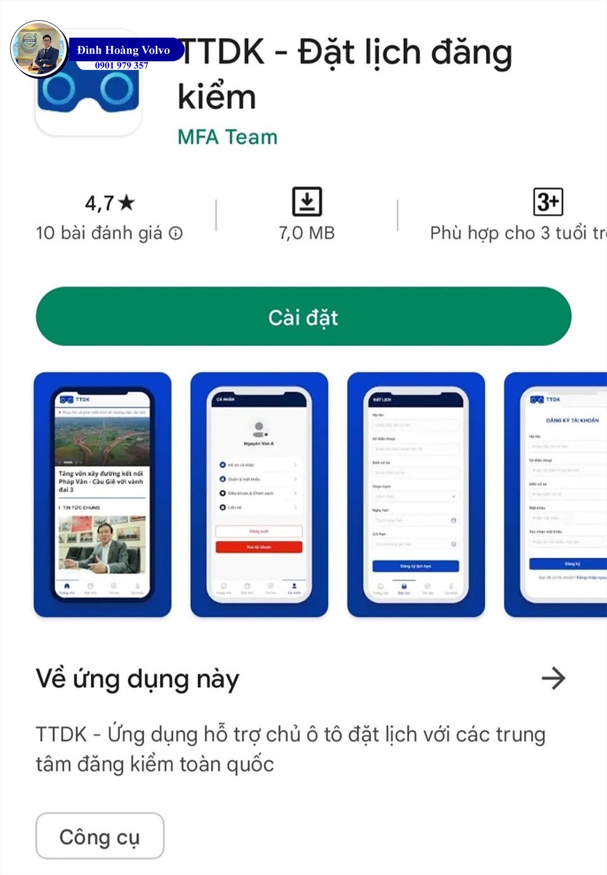 Hướng dẫn chi tiết đăng ký đăng kiểm online cho xe ô tô - Đình Hoàng Volvo Car Đà Nẵng