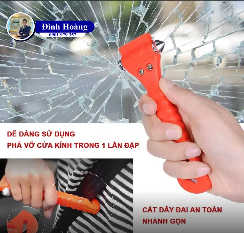 Liệu anh chị đã biết cách sử dụng búa phá kính để thoát hiểm Đình Hoàng Volvo Car Đà Nẵng (1) Liệu anh chị đã biết cách sử dụng búa phá kính để thoát hiểm Đình Hoàng Volvo Car Đà Nẵng (1)