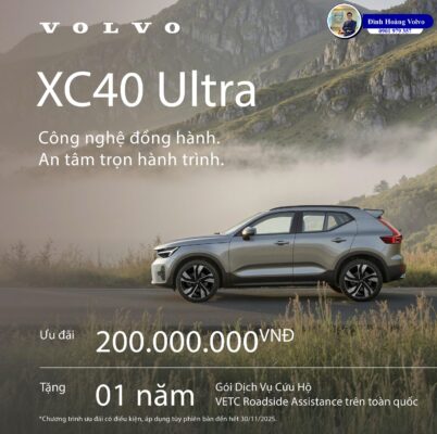 Giá Volvo tháng 11 XC60,XC40,S90 Đình Hoàng Volvo Đà Nẵng